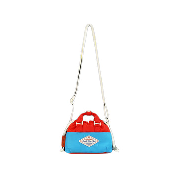 DOUGHNUT Gossamer Tiny Minorstones系列斜背包 - 番茄紅 × 天藍色