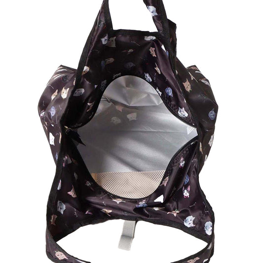 SENBADO 貓 保温環保袋 - 651-3512 - 黑色  (120g)