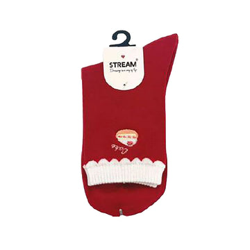 ASSIST S26 AS Cake Embroidery Crew Socks - W 2E51100