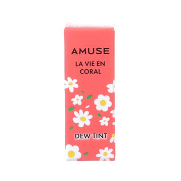 AMUSE AMUSE純素花瓣露水迷你唇釉01 LA VIE EN CORAL  (1.5g)