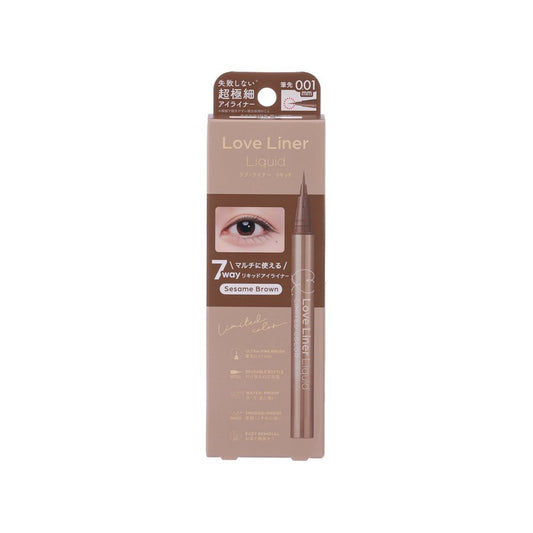 LOVE LINER Liquid Eyeliner 0.01mm - Sesame Brown  (0.55mL)