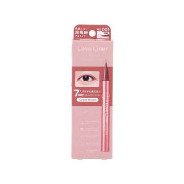LOVE LINER Liquid Eyeliner 0.01mm - Cacao Brown  (0.55mL)
