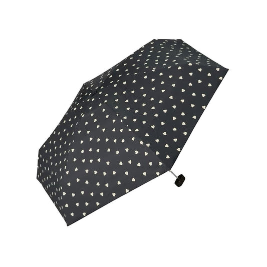 W.P.C. Jaggy Heart Mini Folding Umbrella 50cm - 801-14828-102-BK