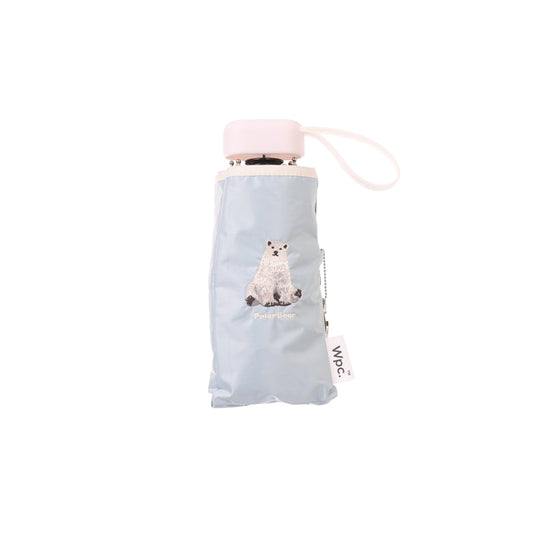 W.P.C. S26 刺繡 白熊 迷你折傘 47cm - 80117073102SX