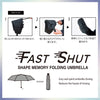 NAKATANI S26 Naka 58cm Fast Shut Auto Fold Umbrella - Navy