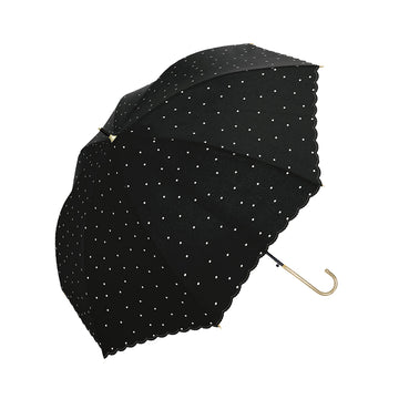 NAKATANI S26 Naka 58cm Misty Dot直傘 - 黑色