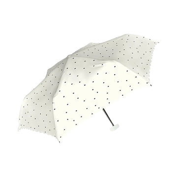 NAKATANI S26 Naka 50cm UV Misty Dot折傘 - 白色