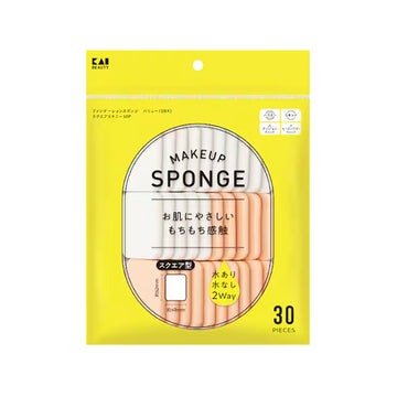 貝印 粉撲化妝海棉 - 長方型 30件 (SBR)