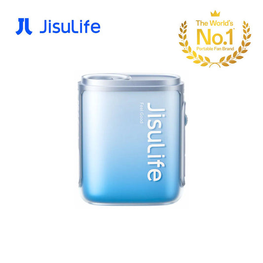 JISULIFE 便攜式掛頸風扇 - 海洋藍