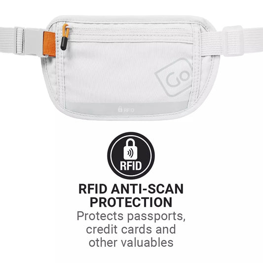 GO TRAVEL RFID 屏蔽腰包 - 灰色