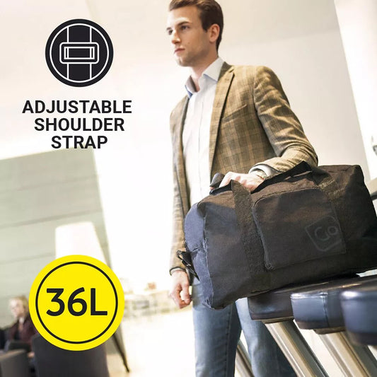 GO TRAVEL Classic Foldaway Travel Bag - Black