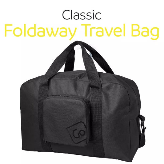 GO TRAVEL Classic Foldaway Travel Bag - Black
