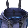 ARCHETYPE River Top Zip Shopper Bag - Navy