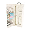 SAFFRON Hair-Straightening Iron with Removable Battery - White
