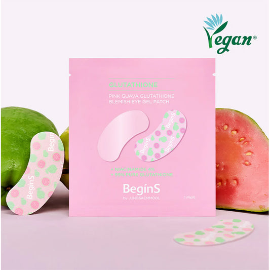 JUNGSAEMMOOL BEAUTY 粉紅番石榴谷胱甘肽瑕疵眼部凝膠貼片  (6pcs)