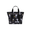 HERSCHEL HSC S326 Peanuts Collection Tote - Black