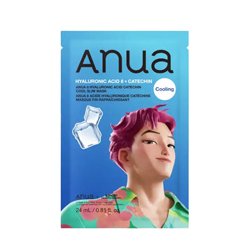 ANUA Kpop 獵魔女團8 玻尿酸兒茶素清涼纖臉面膜