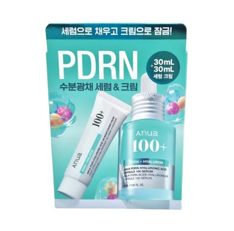 ANUA PDRN +透明質酸膠囊 100 精華液+面霜