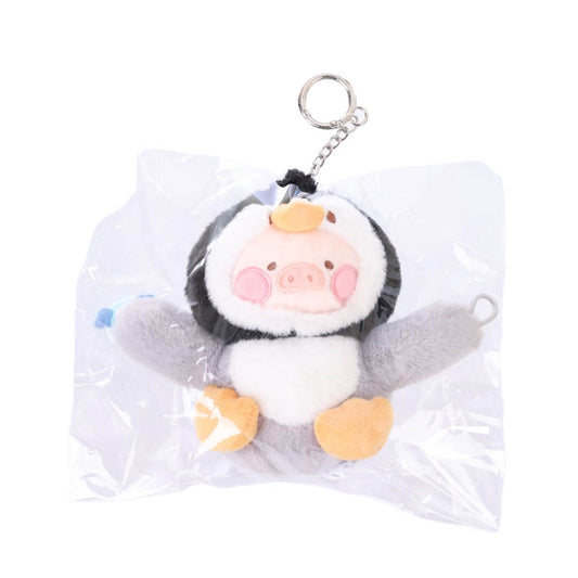 LULU THE PIGGY LuLu the Piggy Animal Party Vol. 2 - Huggy Plush Keychain (Penguin Lu ver.)