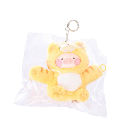LULU THE PIGGY LuLu the Piggy Animal Party Vol. 2 - Huggy Plush Keychain (Tiger Lu ver.)