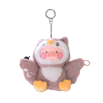 LULU THE PIGGY LuLu the Piggy Animal Party Vol. 2 - Huggy Plush Keychain (Owl Lu ver.)