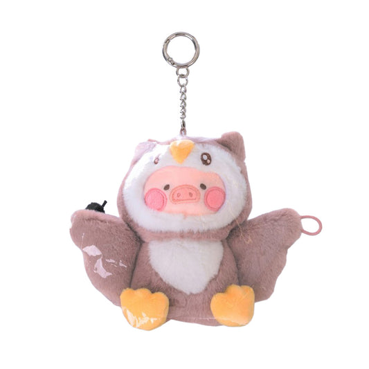 LULU THE PIGGY LuLu the Piggy Animal Party Vol. 2 - Huggy Plush Keychain (Owl Lu ver.)