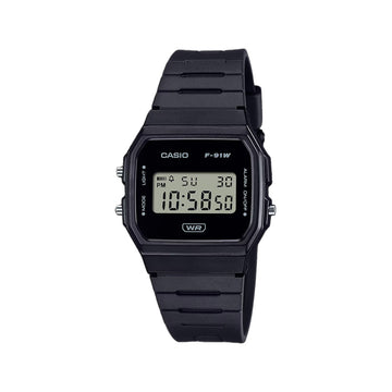 CASIO General Line F-91WB-1A錶 - 黑色