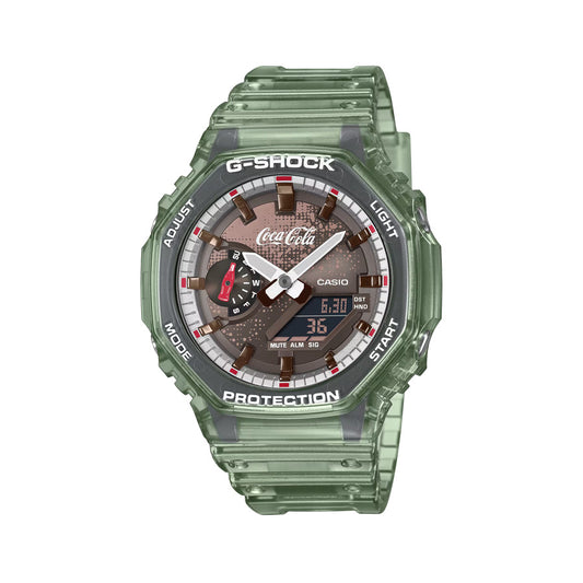 CASIO 可口可樂 x G-Shock GA-2100CC-3A聯乘型號手錶