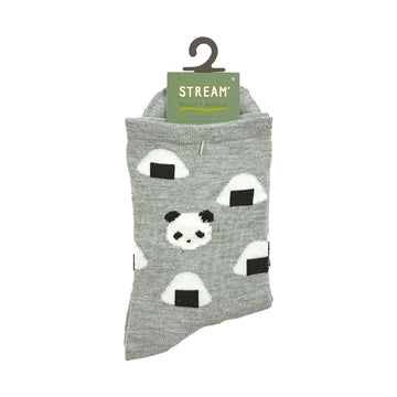 ASSIST F26 Women's Crew Socks - Rice Ball Panda 3E61030