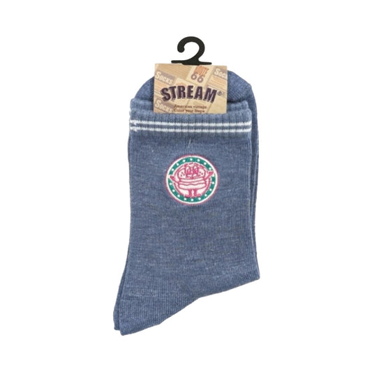 ASSIST F26 女裝襪 - Hamburger Embroidered 3J81012