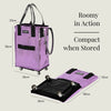 HULKEN Original Rolling Tote Bag S - Lilac