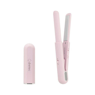 DRETEC USB Mini Straightener and Curler - Pink
