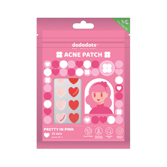 DODODOTS 美膚痘痘貼 - 粉紅心心  (20pcs)