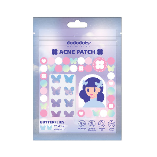 DODODOTS 美膚痘痘貼 - 閃耀蝴蝶  (20pcs)