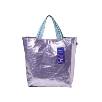 MIYANSOL 短柄 - 皺皺手提袋 - 葡萄紫色