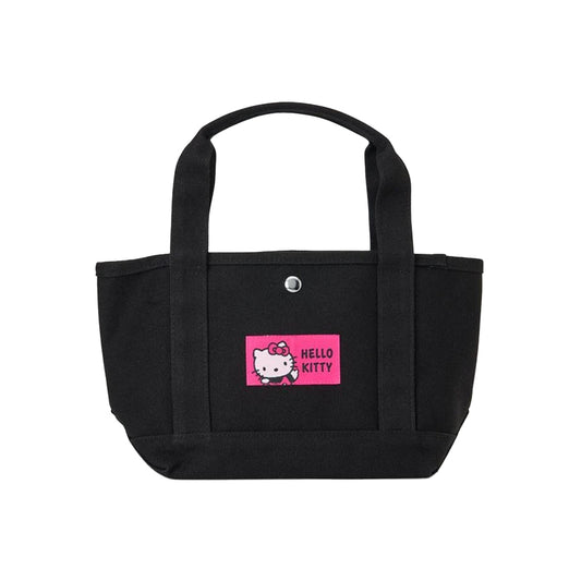 SANRIO FAMILY Mini Tote Bag - Retro Black Hello Kitty