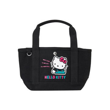 SANRIO FAMILY Mini Tote Bag - Retro Black Hello Kitty