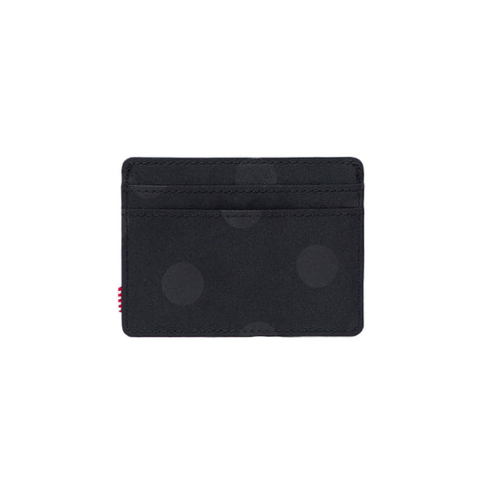 HERSCHEL S426 Charlie Cardholder - Polka Dot Black Tonal