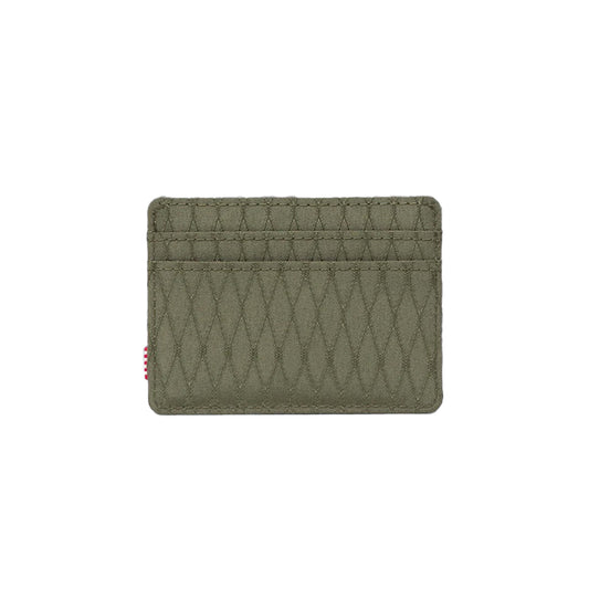 HERSCHEL S426 Charlie Cardholder - Ivy Green Diamond