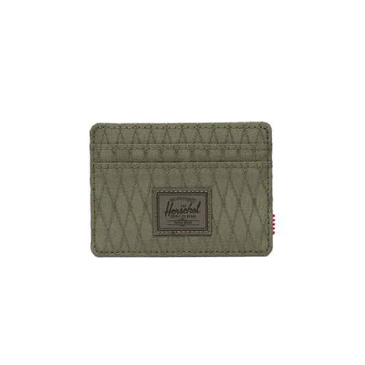 HERSCHEL S426 Charlie Cardholder - Ivy Green Diamond
