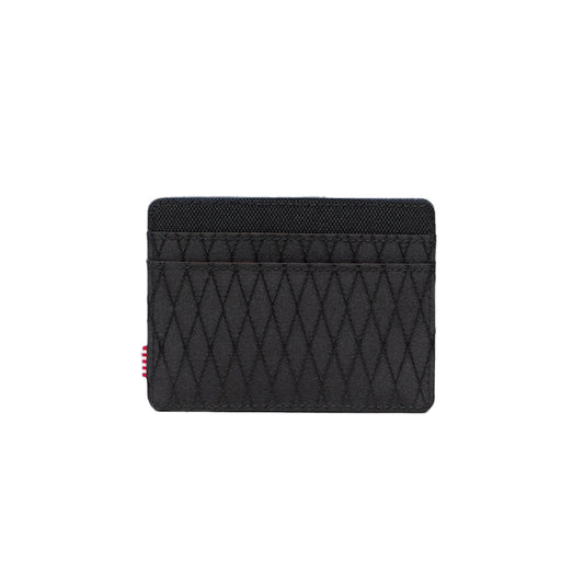 HERSCHEL S426 Charlie Cardholder - Black Diamond/Black