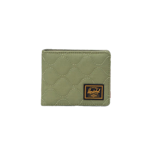HERSCHEL S426 Roy RFID Wallet - Quilted Capsule - Loden Green Tonal