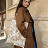 JDF Toile De Jouy Cedar Brown Tote Bag