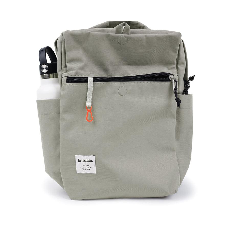 HELLOLULU Mini Carter All Day Backpack Soft Gray - LOG-ON