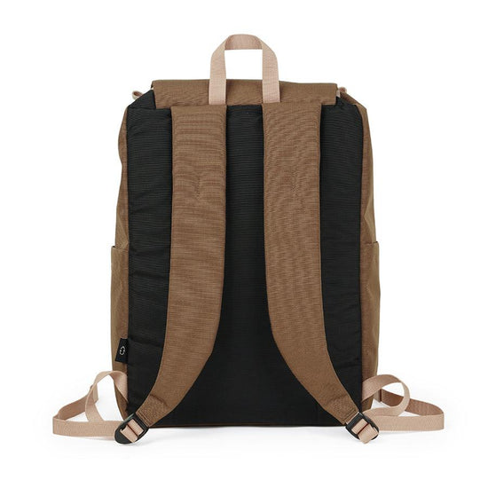 HELLOLULU Saro Utility Flap Backpack Mtan Khaki - LOG-ON