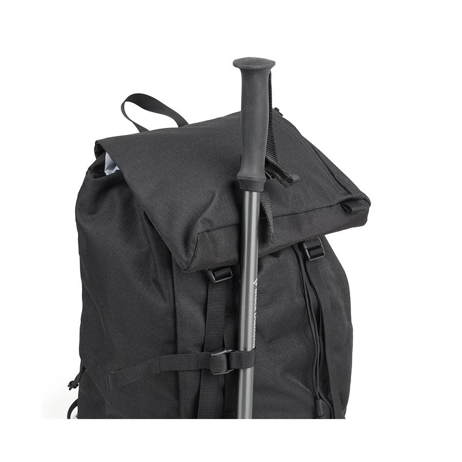 HELLOLULU Gio Utility Flap Backpack L Char.Black - LOG-ON