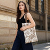 JDF Toile De Jouy Cedar Brown Tote Bag