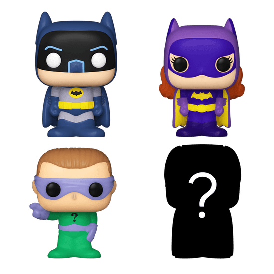 FUNKO Bitty POP DC Batman Adam West 4PK - LOG-ON