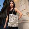 JDF Toile De Jouy Cedar Brown Tote Bag