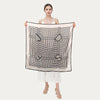 JDF Romance in the Air Silky Scarf (90cm)